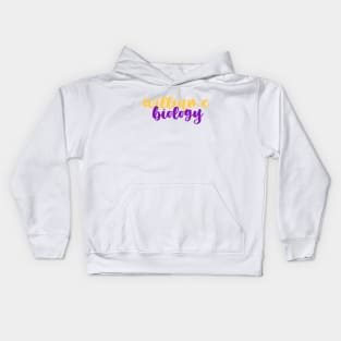 williams college biology Kids Hoodie